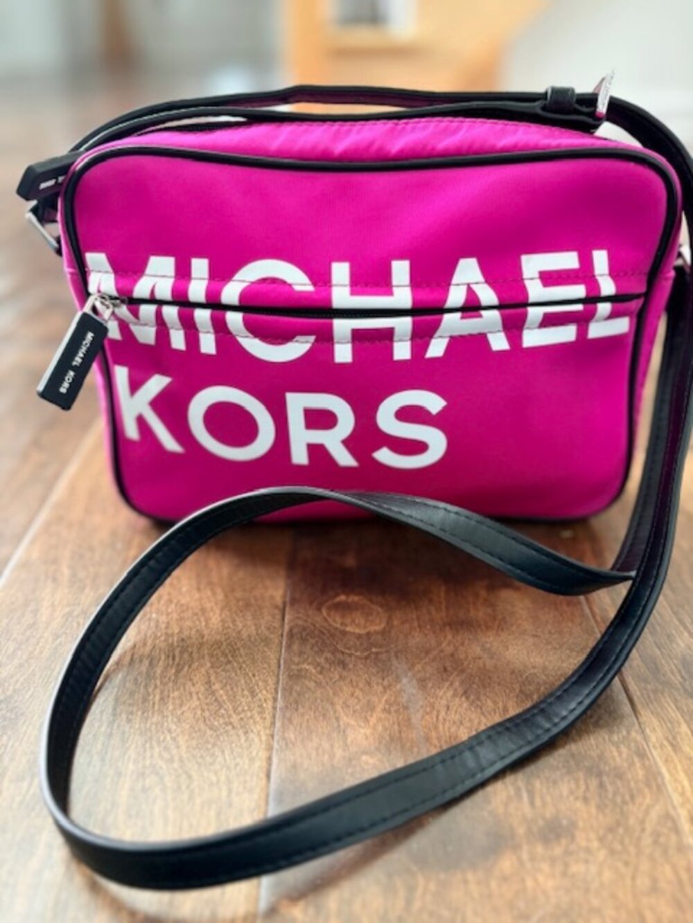 Michael Kors Fuchsia Nylon Camera Bag - Picture 2 of 8